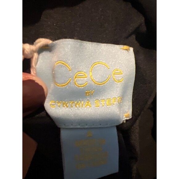 Cece By Cynthia Steffe Black Sleeveless Dress With Cutout Detail Size 4 - Picture 3 of 9